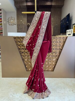 WhatsApp Image 2025-10-24 at 8.12.50 PM (1) Maroon Zardozi Saree