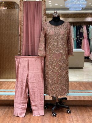 Soft Pink Zardozi Formal