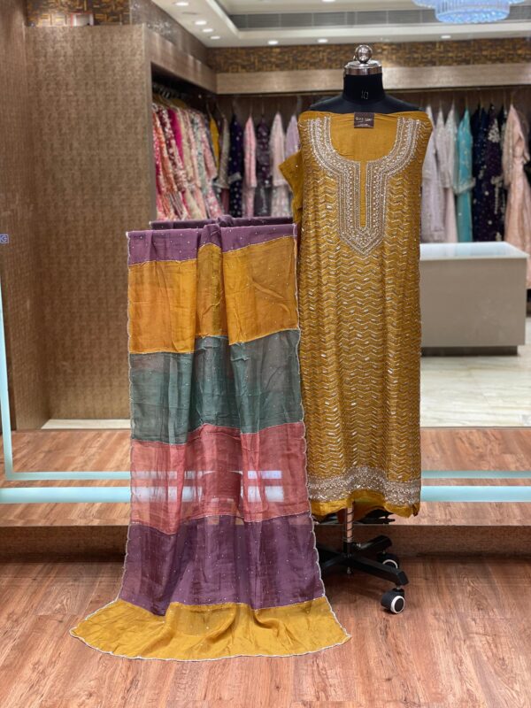 Yellow Dress Material