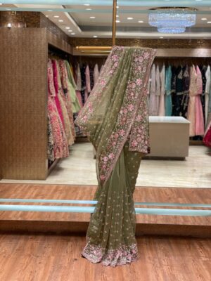 WhatsApp Image 2025-10-30 at 7.50.52 PM Green Saree