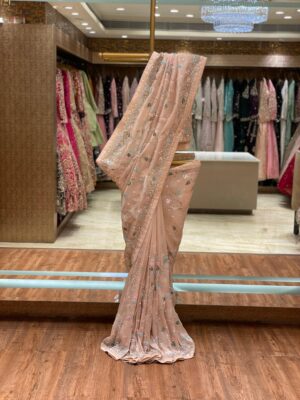 WhatsApp Image 2025-10-30 at 7.50.53 PM Peach Saree
