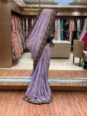 Light Lavender Saree