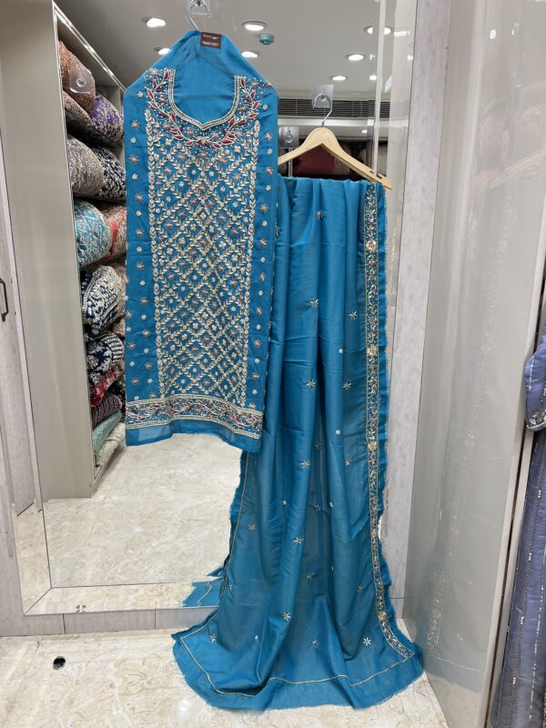 ELECTRIC BLUE SUIT MATERIAL