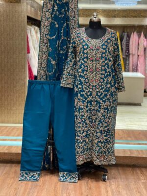 ROYAL BLUE ZARDOZI SUIT