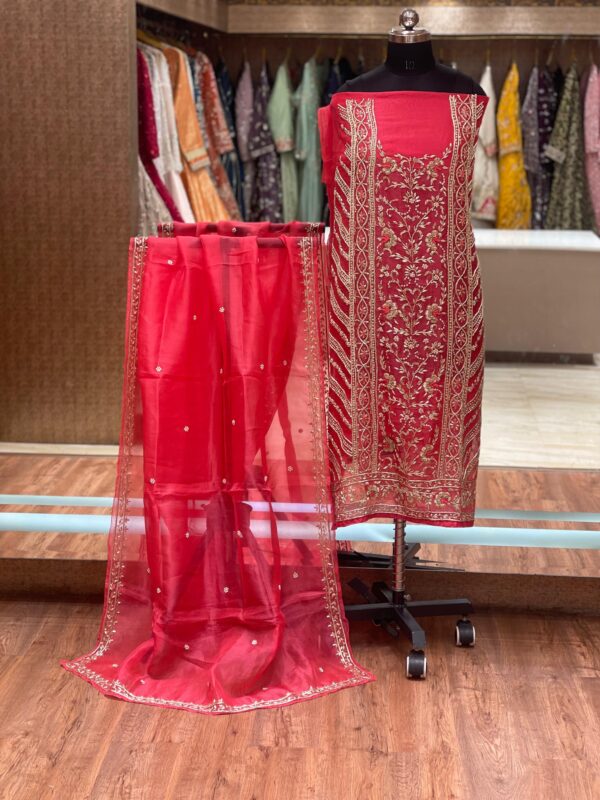 PREMIUM RED SUIT MATERIAL