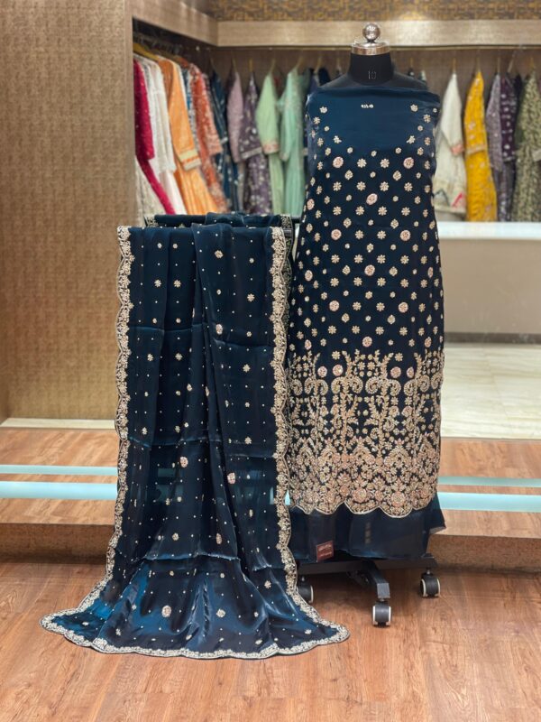 NAVY BLUE SUIT MATERIAL