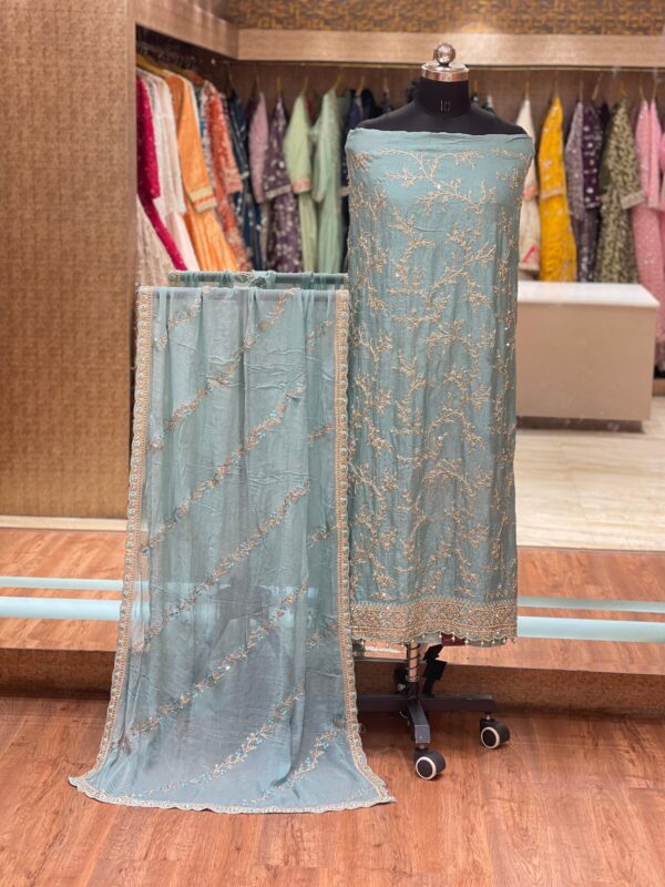 PASTEL BLUE SUIT MATERIAL