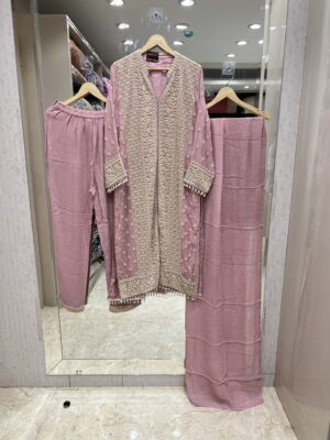 MAUVE-PINK SUIT
