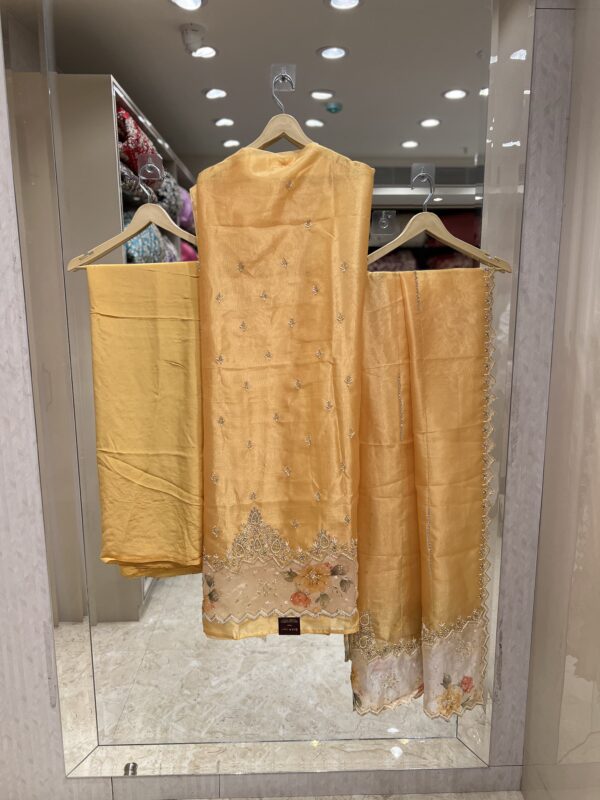 MUSTARD YELLOW SUIT MATERIAL
