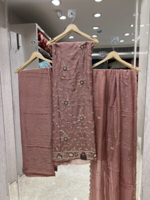 DUSTY ROSE SUIT MATERIAL