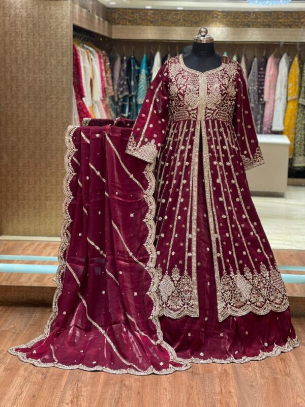 BRIDAL LONG-KOTI SHARARA