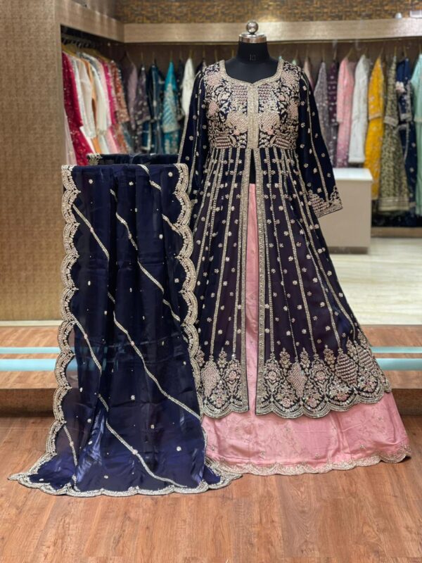 BRIDAL LONG-KOTI SHARARA