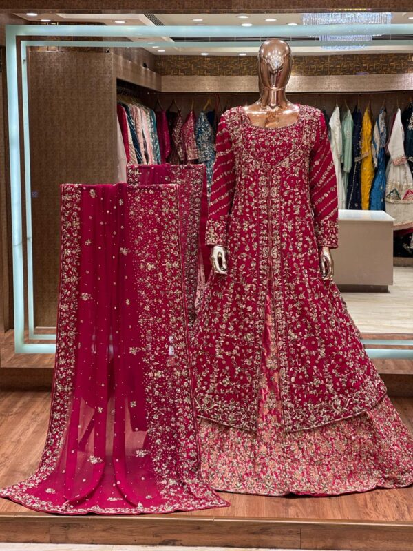 ELEGANT BRIDAL LONG-KOTI SHARARA