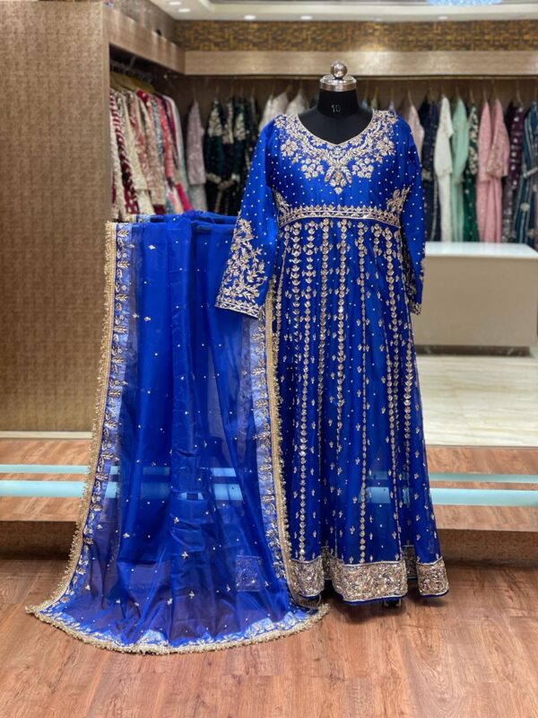 ROYAL BLUE GOWN