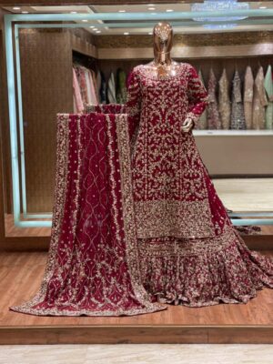 PREMIUM BRIDAL FARSHI SHARARA