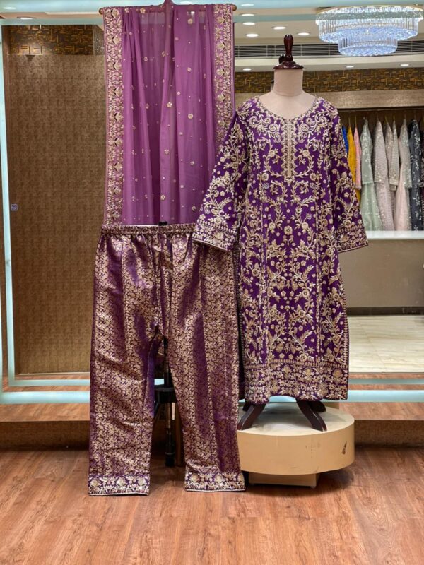 ROYAL PURPLE ZARDOZI FORMAL