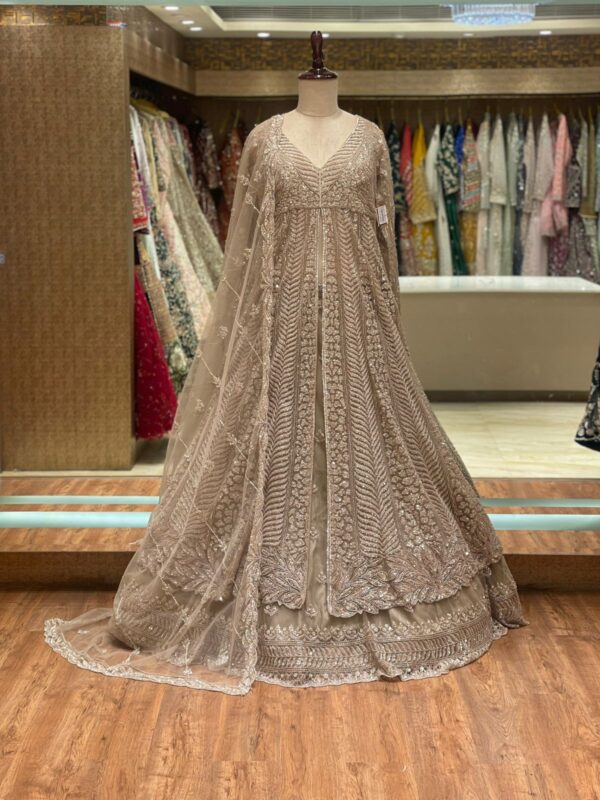 DUSTY GOLD LONG KOTI