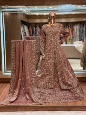 649b7f53-6d9e-4a98-a3e3-b7b5ca440648 ROSE GOLD LONG KOTI