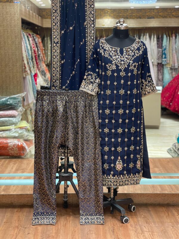 NAVY BLUE ZARDOZI FORMAL