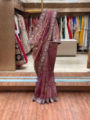 9b4edc9c-9a1d-4061-90d0-8ae8a1f13746 WINE ZARDOZI SAREE