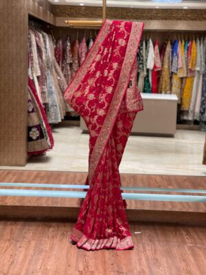 RANI PINK BANARASI SAREE
